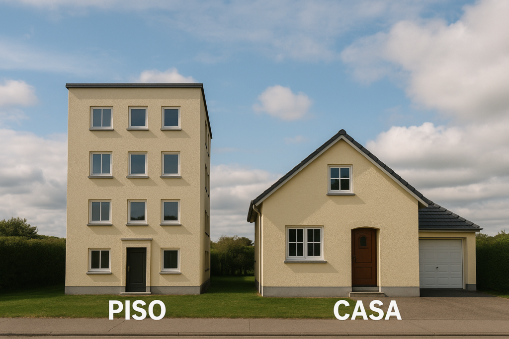 ¿Comprar piso o casa?
