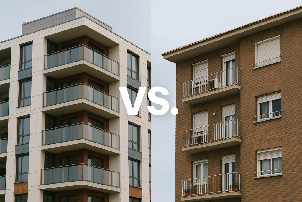 Obra nueva vs segunda mano