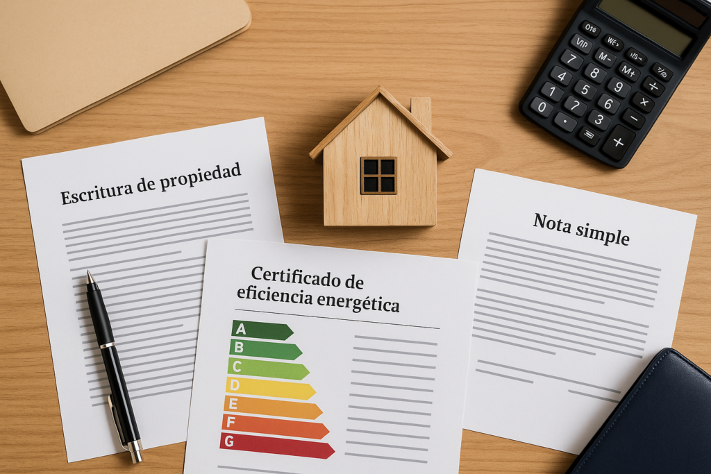 Documentación obligatoria para vender un piso en 2026: lista completa y actualizada