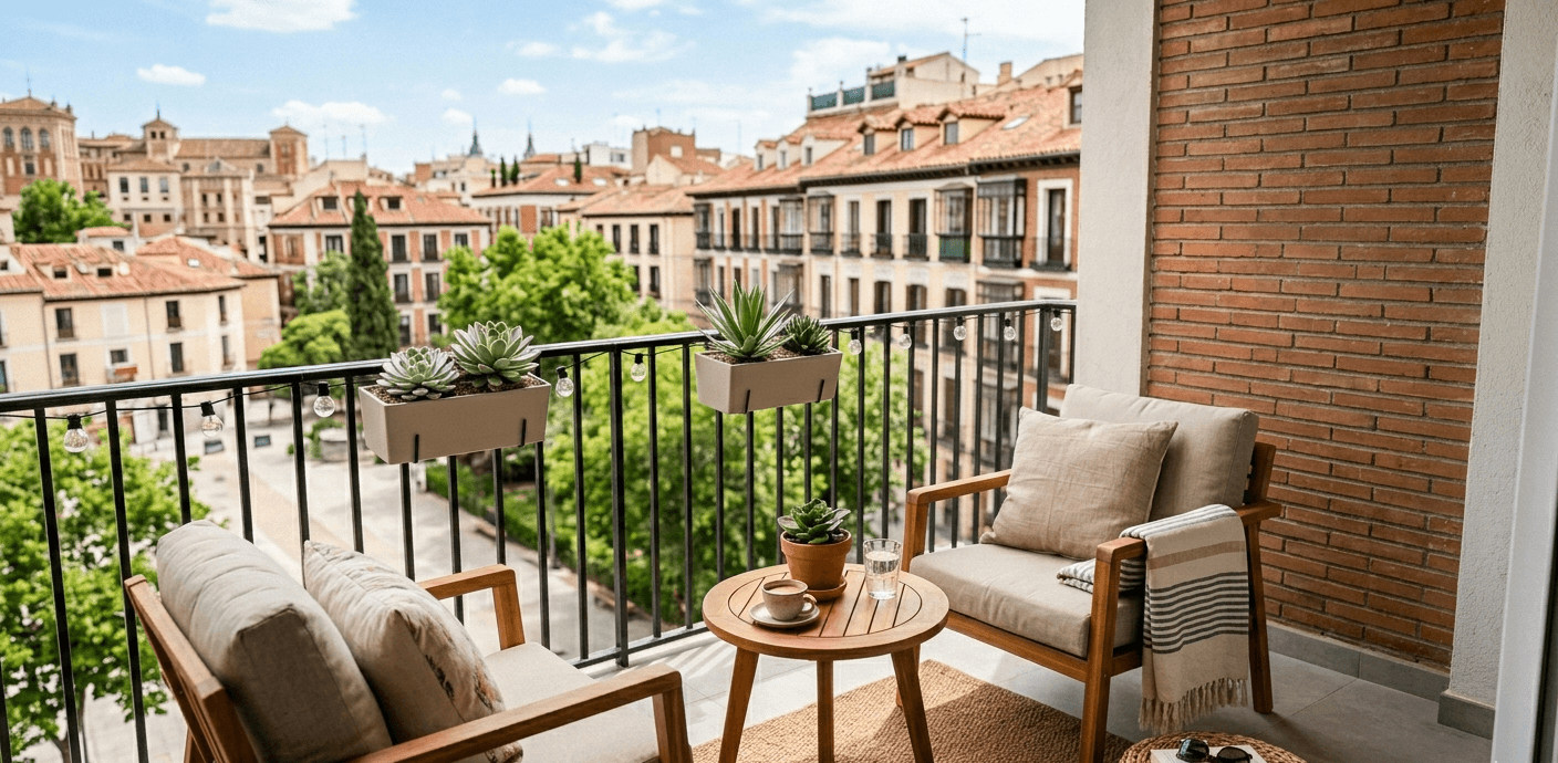 Cómo preparar tu terraza o balcón para revalorizar tu vivienda