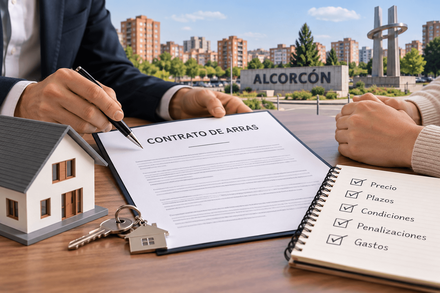 Contrato de arras en Alcorcón: qué revisar antes de vender o comprar una vivienda